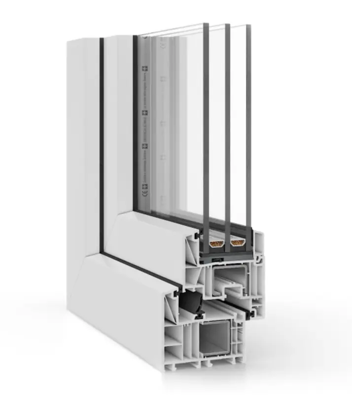 Profilo di infisso in PVC rinforzato VAIS Home Milano